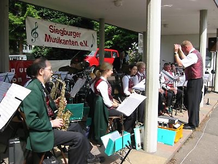 Gastspiel beim Sommerfest der Siegburger Musikanten in Kaldauen