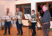 Für weihnachtliche Stimmung sorgen bei der Jahresabschlußfeier die Saxophone:

Georg Stang, Reinhold Schilling, Petra Vierkotten und Heinz Imbusch