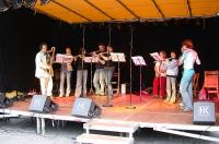 Die städtische Musikschule Lohmar war auch mit einer Flötengruppe unter der Leitung von Detlef Brenken beteiligt.
